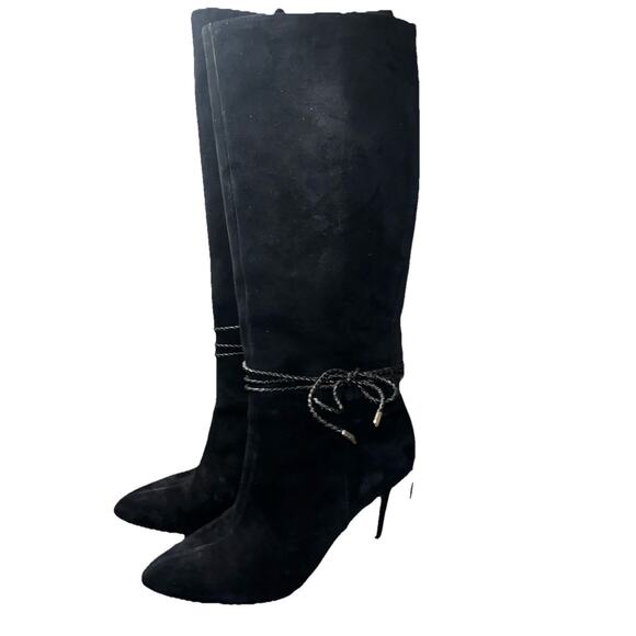 White House Black Market Shoes - White House Black Market Terah Knee High Suede Boots size 9M